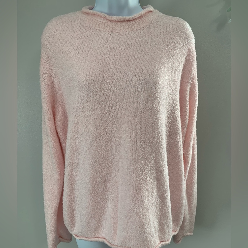 Croft & Barrow Soft Pink Crew Neck Sweater